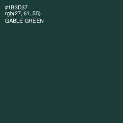 #1B3D37 - Gable Green Color Image